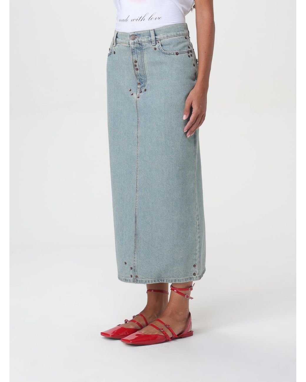 Moschino Couture Blue Skirt