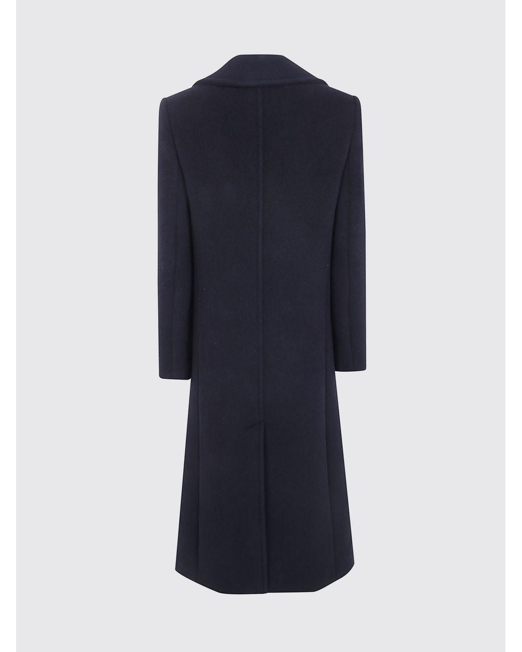 Chloé Blue Chlo&Eacute Long Double-Breasted Coat