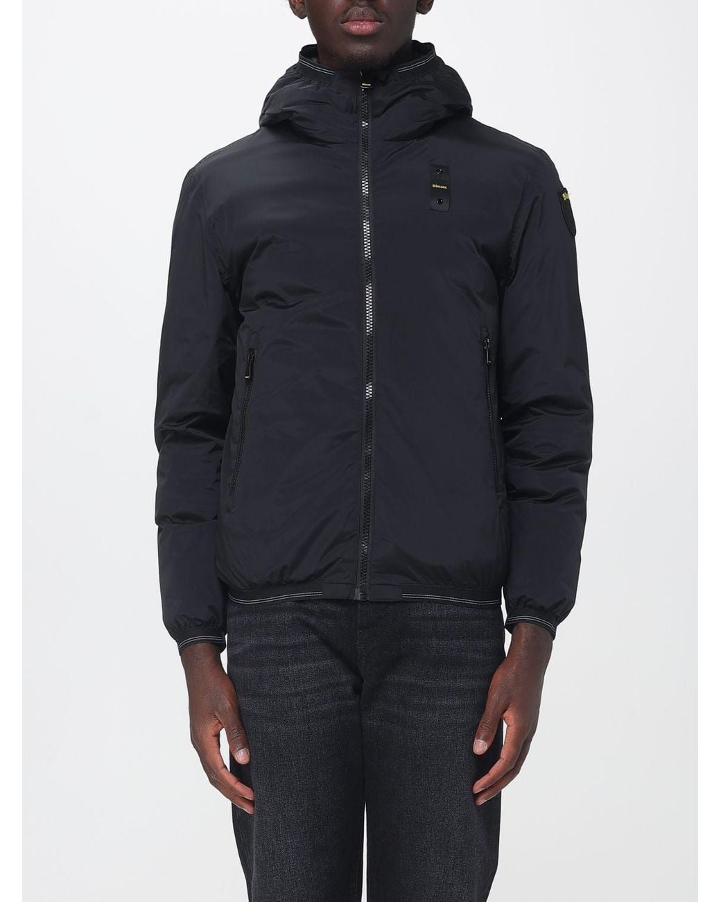Blauer Blue Reversible Hooded Puffer Jacket for men