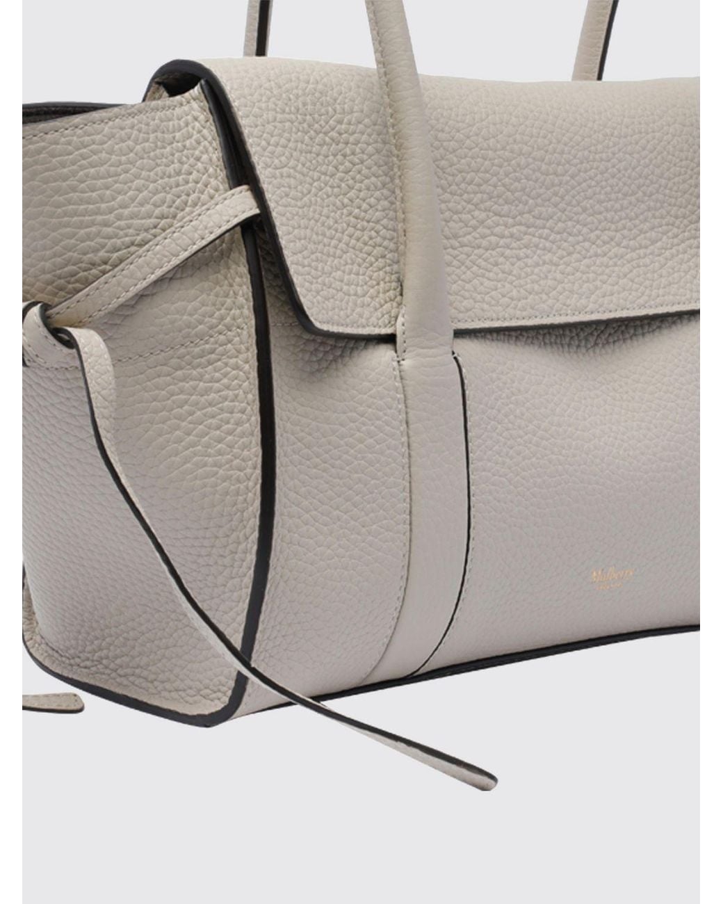 Mulberry White Soft Bayswater Shoulder Bag
