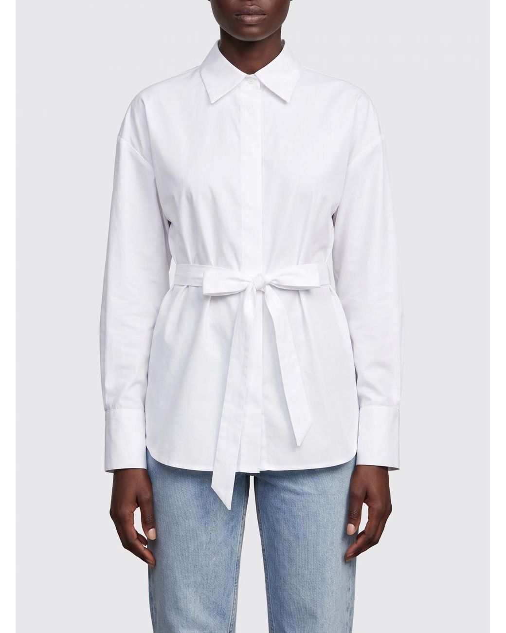 FEDERICA TOSI White Cotton Poplin Shirt