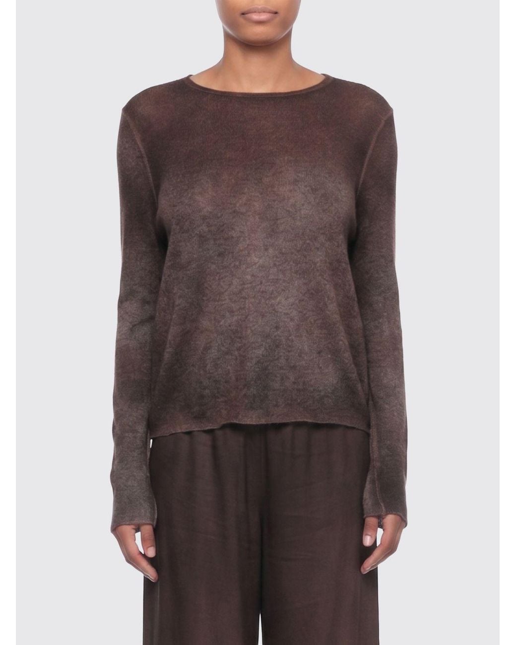 Avant Toi Brown Crewneck Jumper