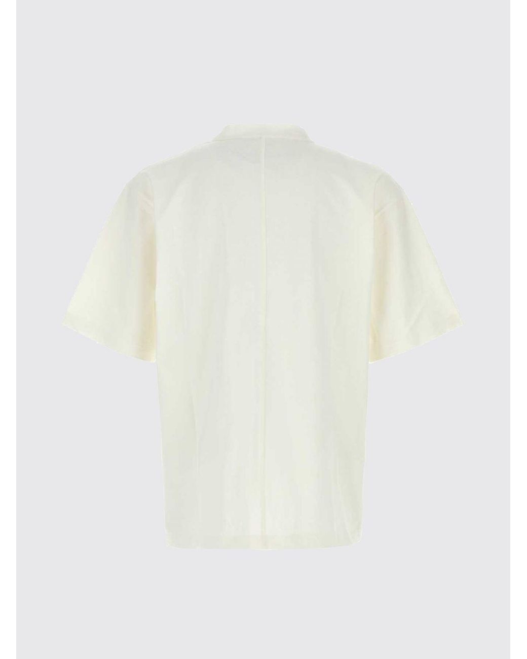 Camiseta De Algodón The Row de hombre de color White