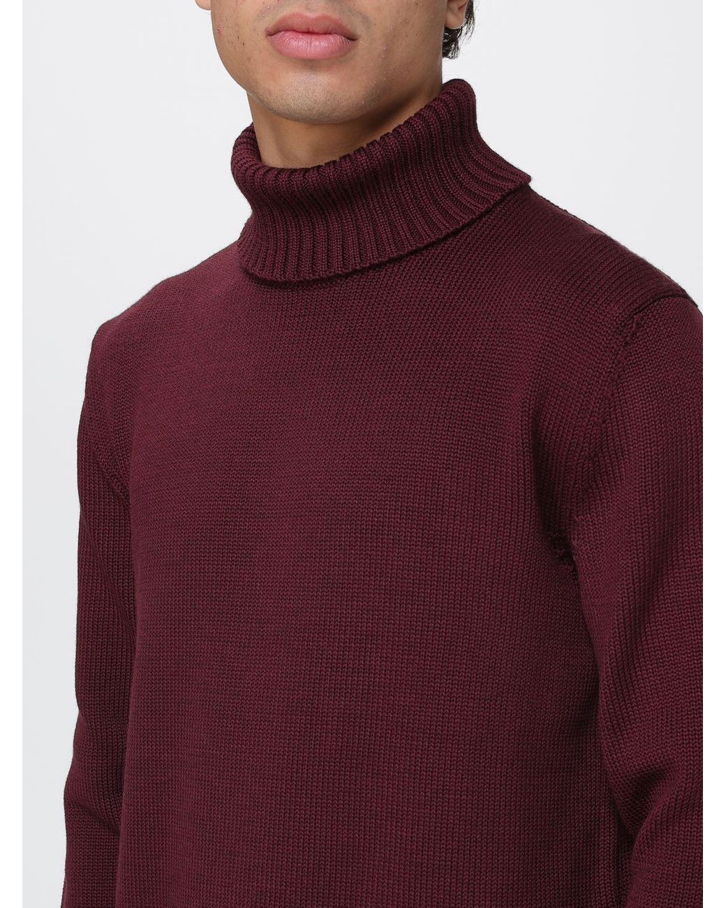 Zanone Purple Jumper for men