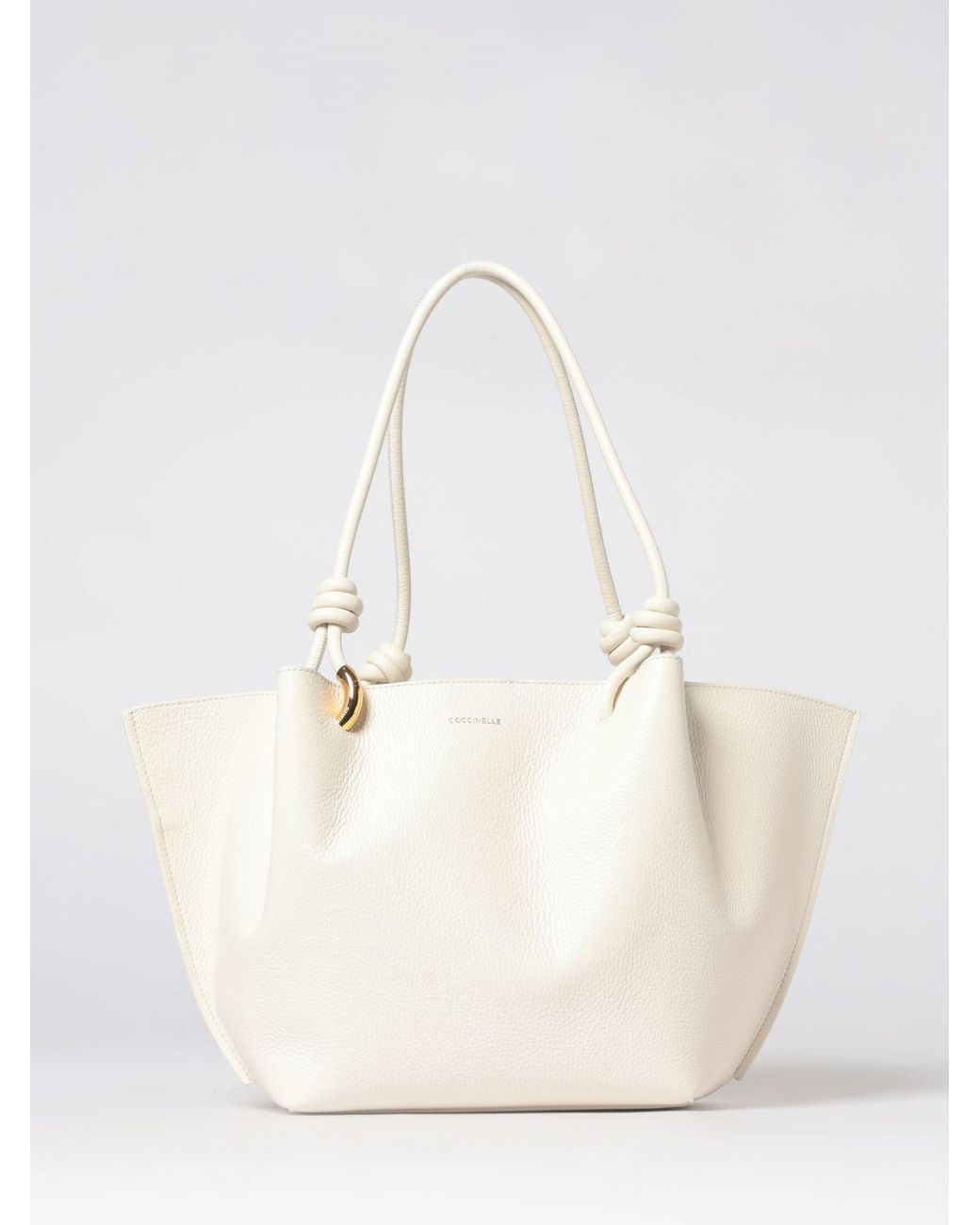 Coccinelle Natural Leather Finn Shoulder Bag