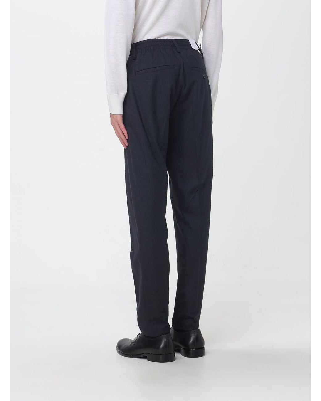 Siviglia Blue Slim-Fit Chino Trousers for men