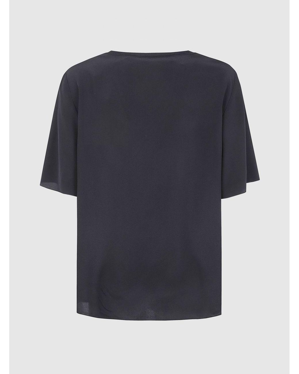 Joseph Black Satin Blouse