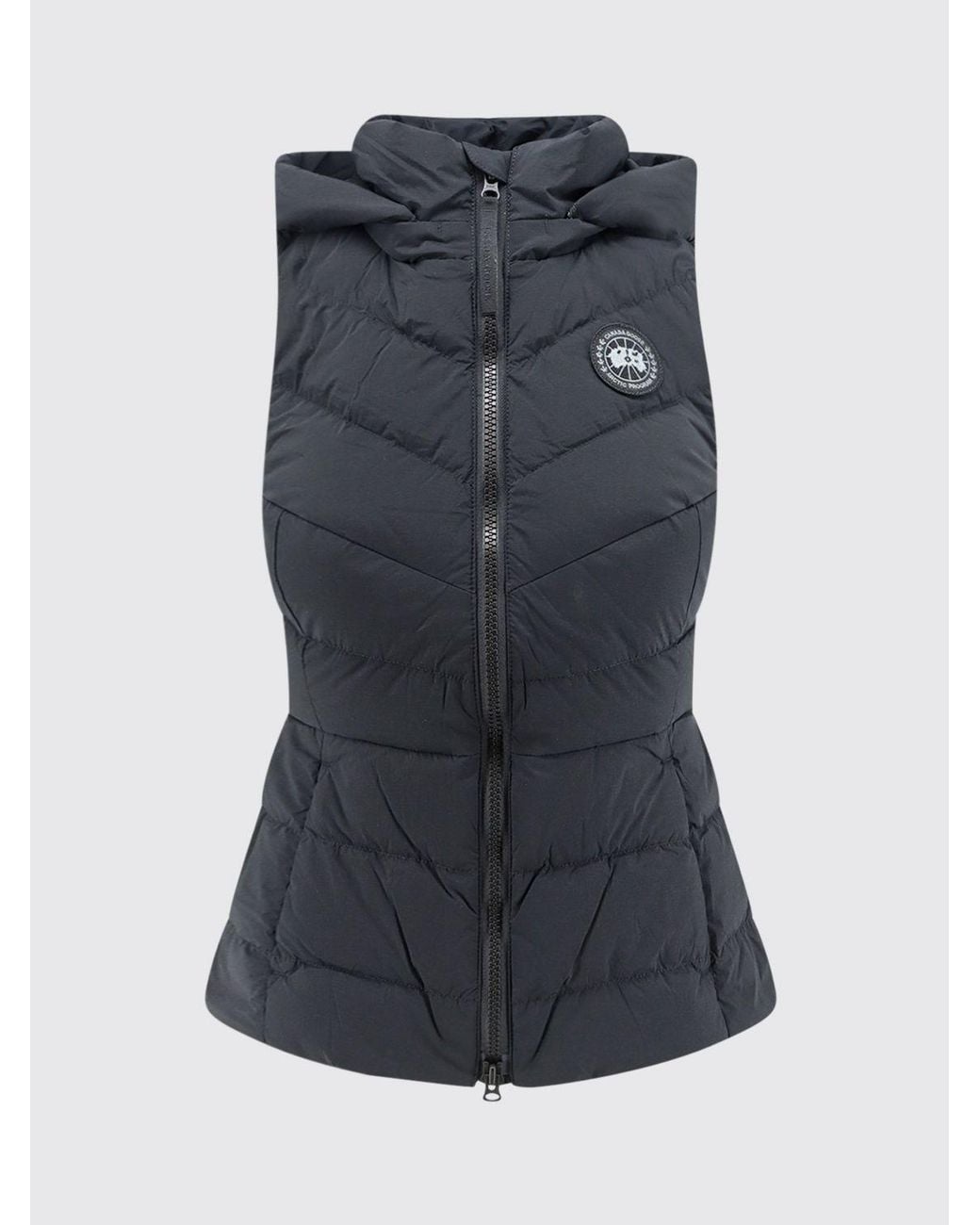 Canada Goose Blue Clair Hooded Padded Gilet
