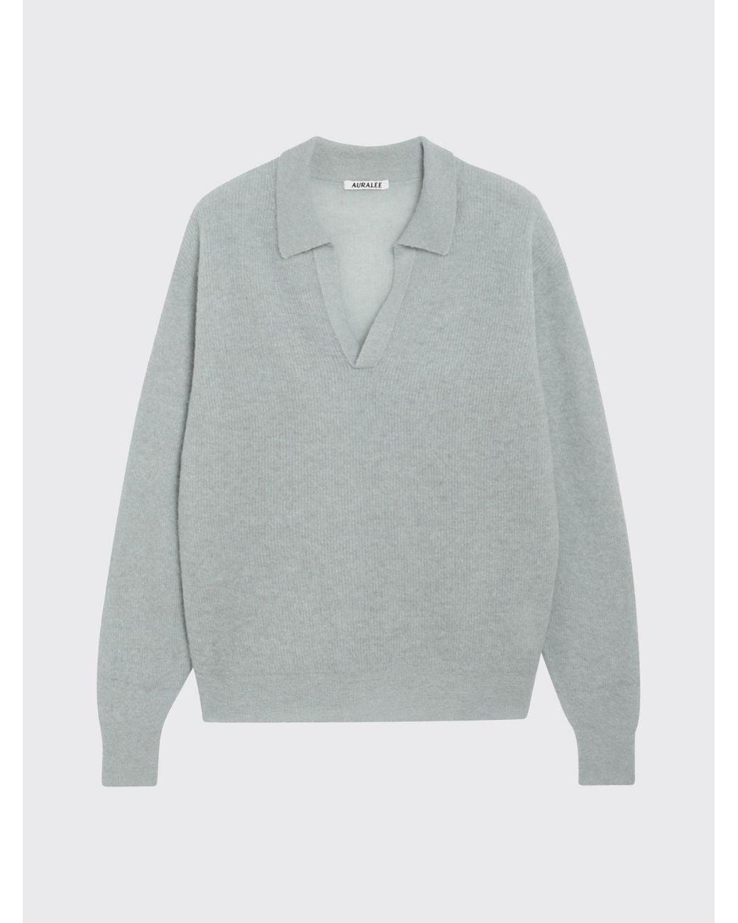 Auralee Gray Polo Shirt for men