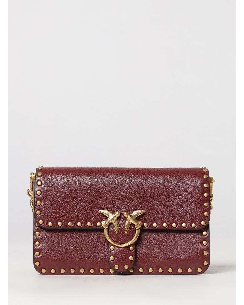 Pinko Purple Love One Slouchy Mini Bag
