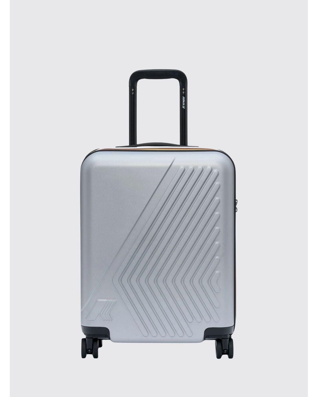 K-Way Gray Eudoxie Polycarbonate Trolley for men