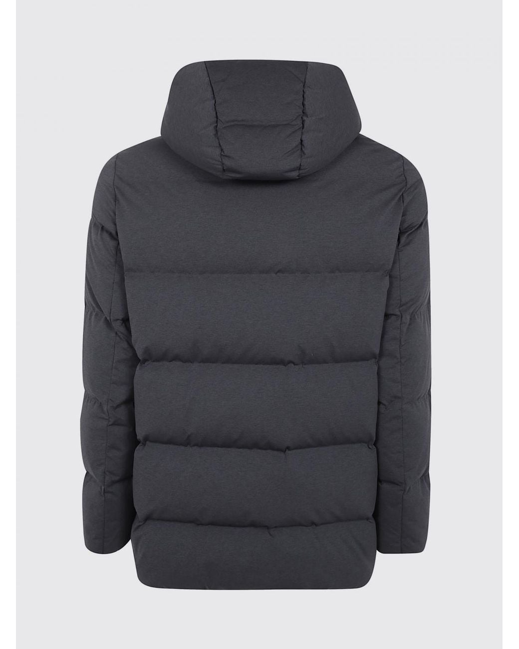 Rrd Gray Hooded Puffer Jacket for men