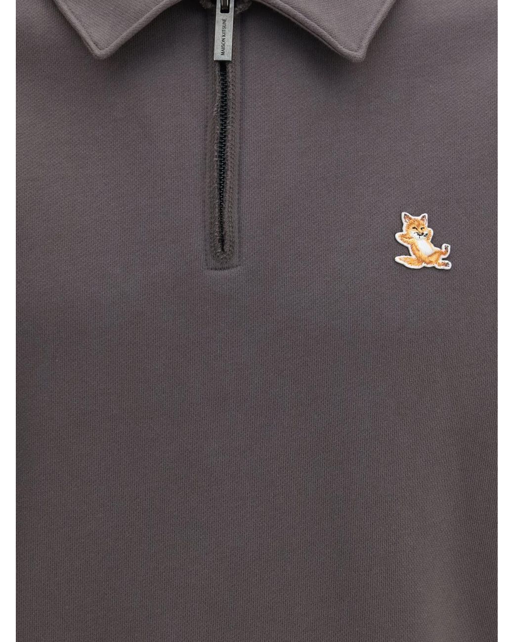 Maison Kitsuné Gray Maison Kitsun&Eacute Sweatshirt for men