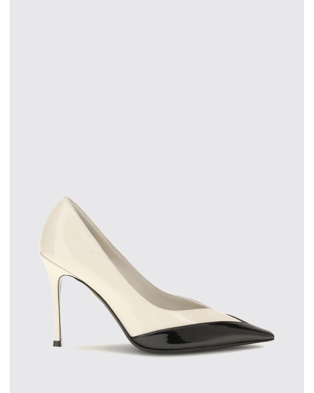 Ferragamo White High Heel Shoes