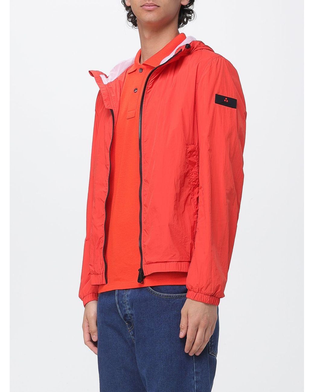 Chaqueta Con Capucha De Nailon Peuterey de hombre de color Red