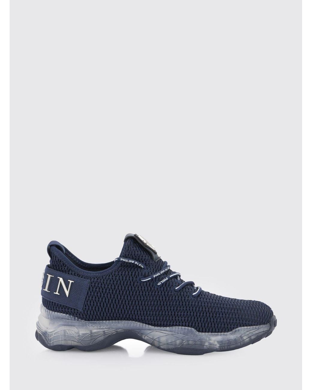 Philipp Plein Blue Low-Top Lace-Up Sneakers for men