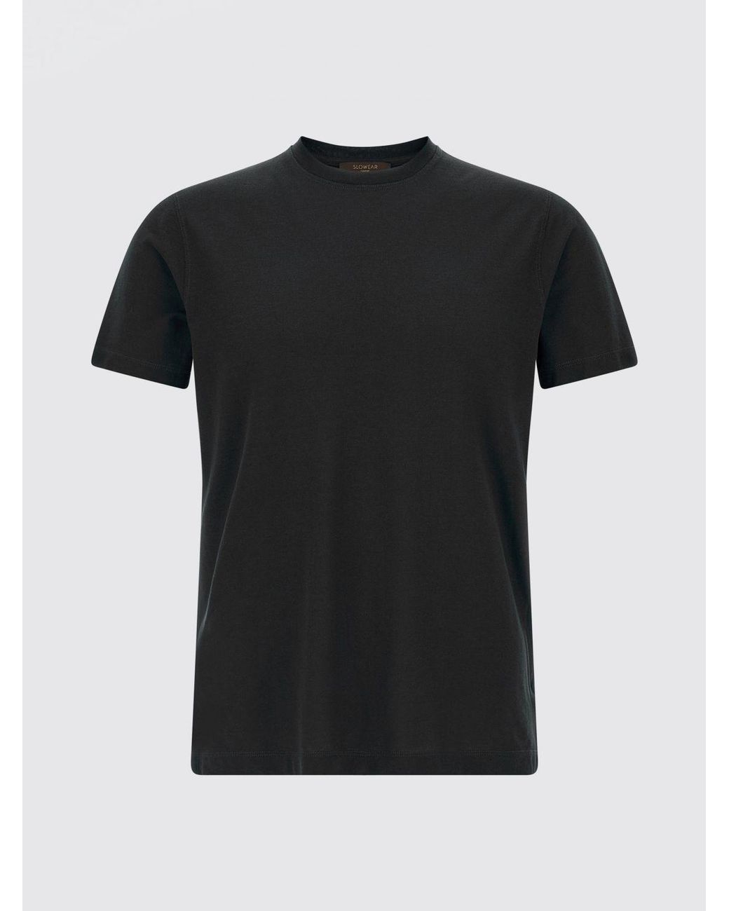 Zanone Black Basic T-Shirt for men