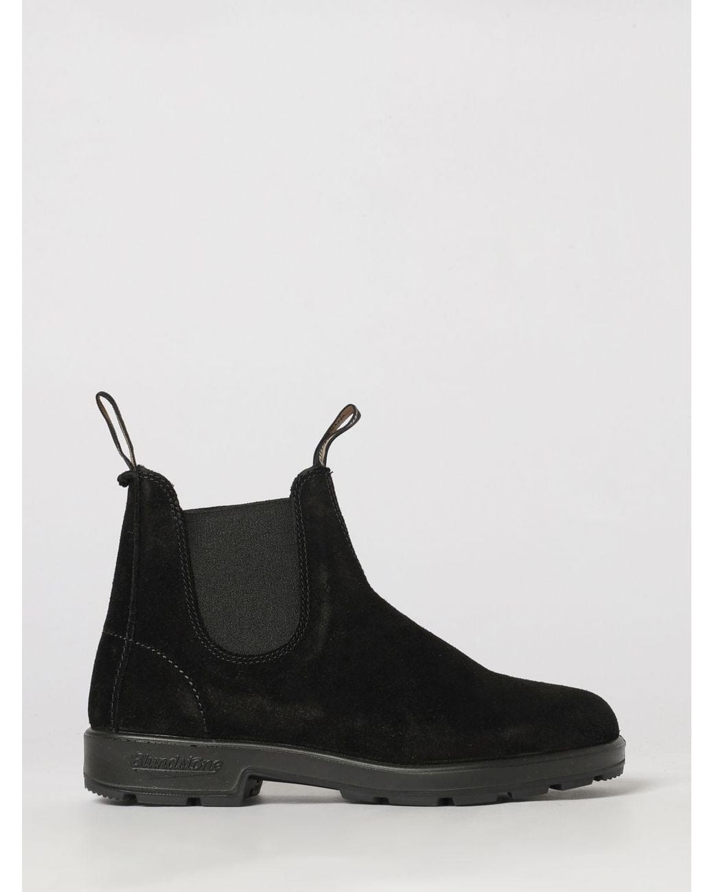 Blundstone Black 2405 Suede Chelsea Boots With Rubber Sole for men