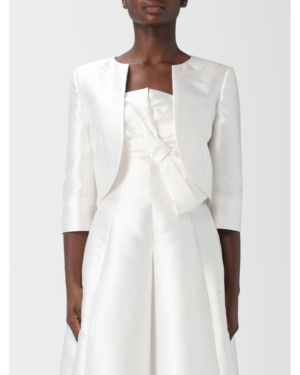 Alberta Ferretti White Blazer
