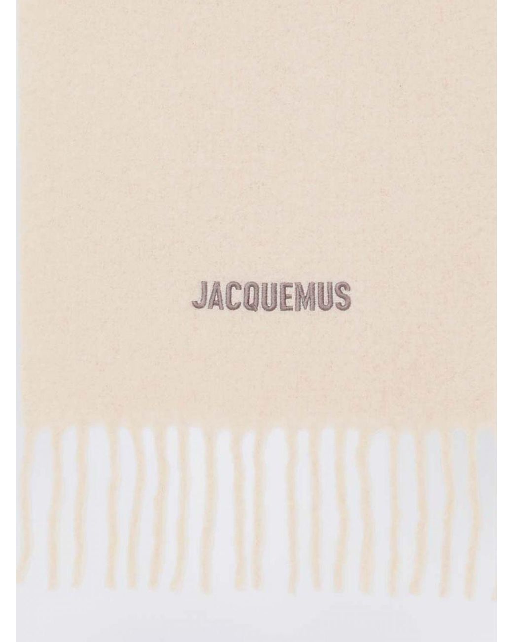 Jacquemus White Scarf for men