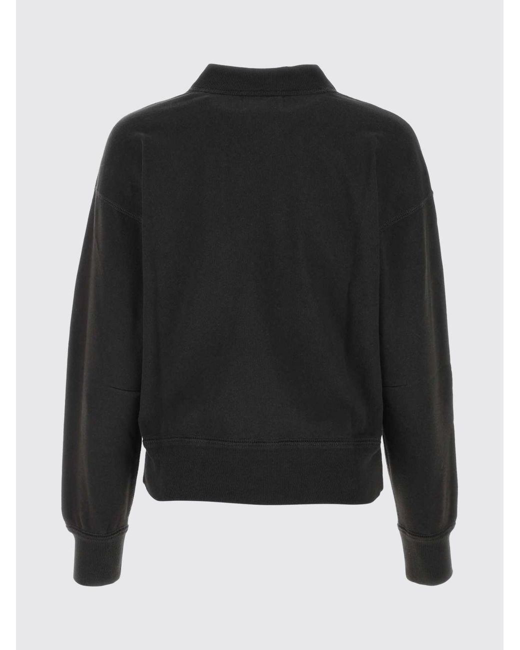 Isabel Marant Blue Moby Cotton Logo Sweatshirt