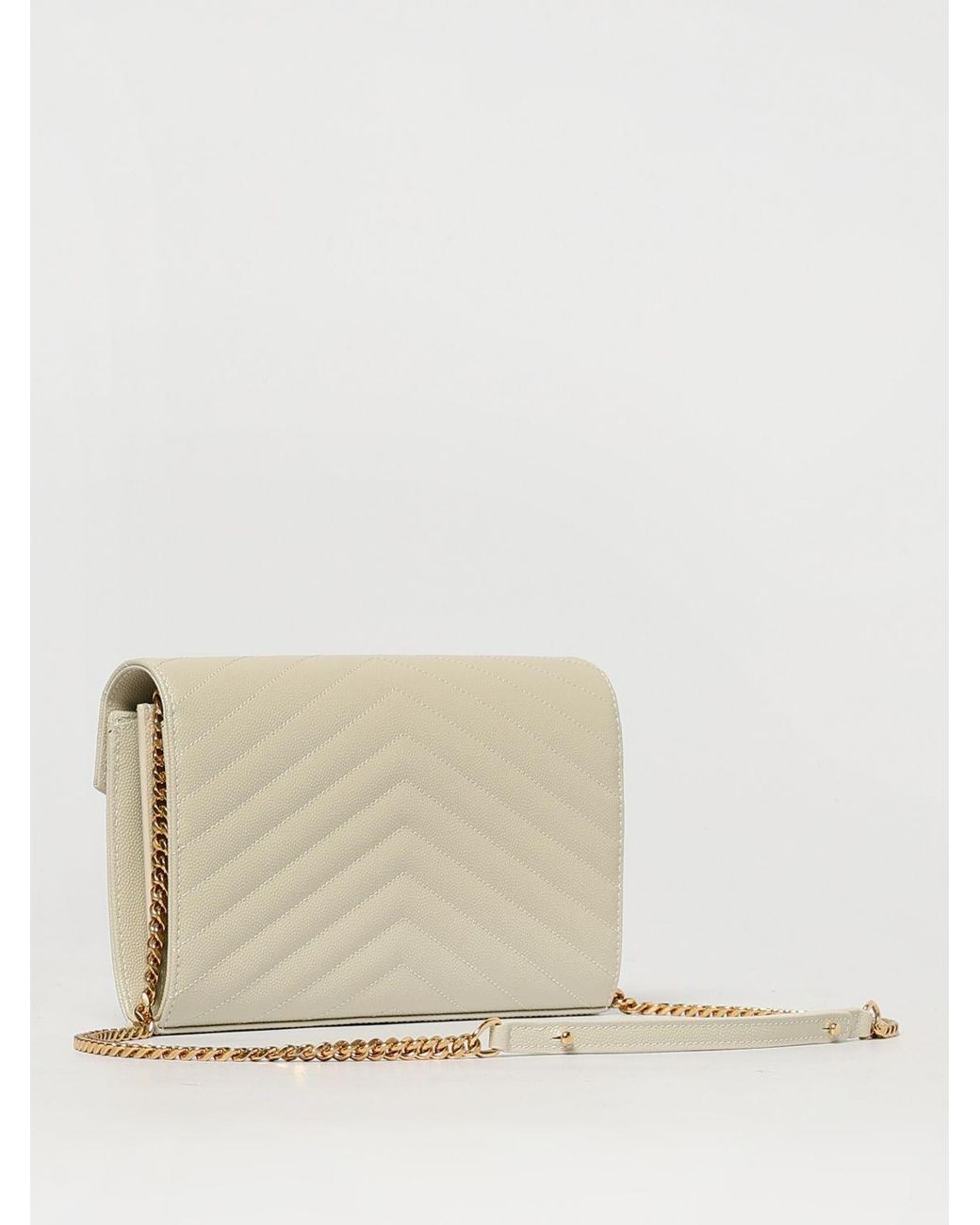Saint Laurent Natural Cassandre Bag