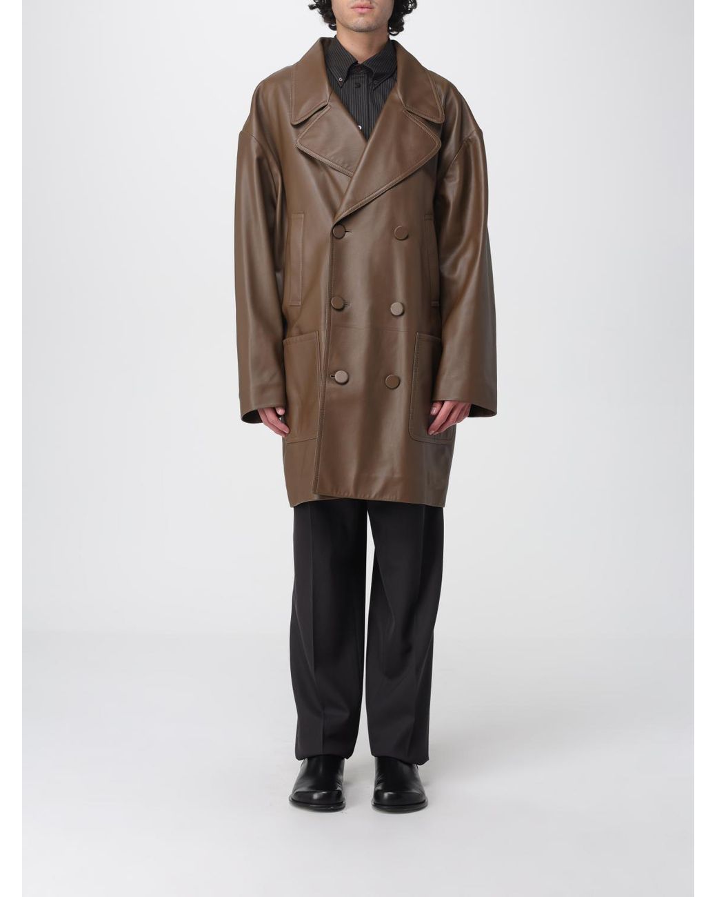 Fendi Brown Trench Coat for men