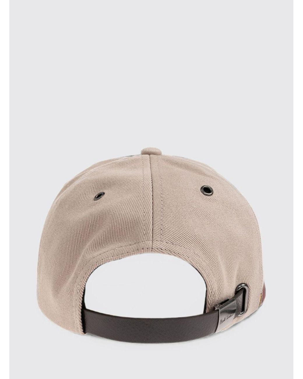 Paul Smith Natural Cotton Baseball Cap With Adjustable Strap for men