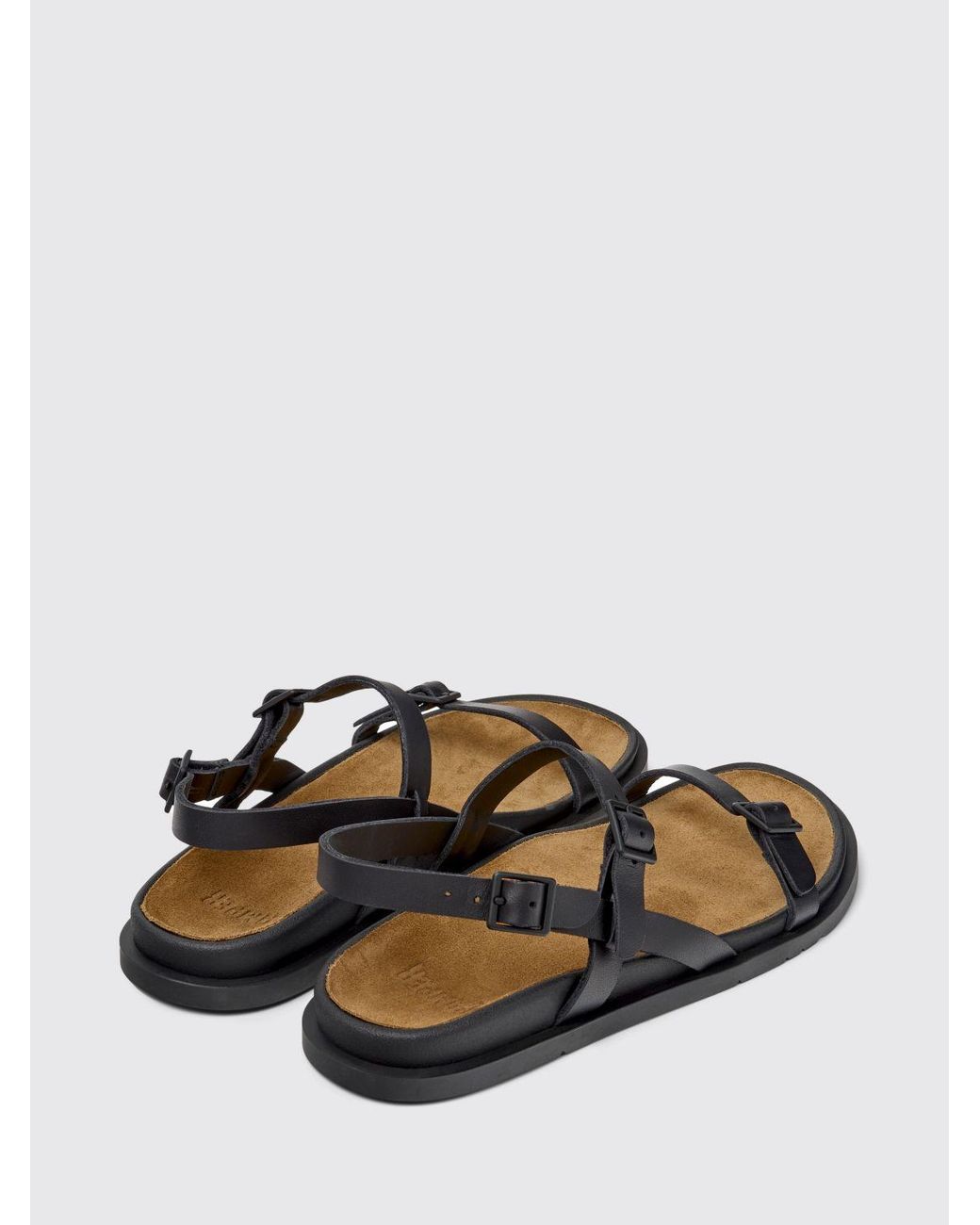 Camper White Flat Sandal