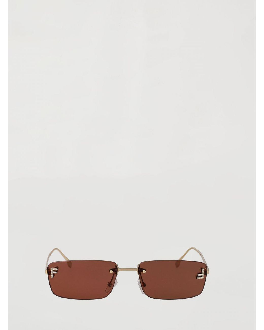Fendi White First Sunglasses