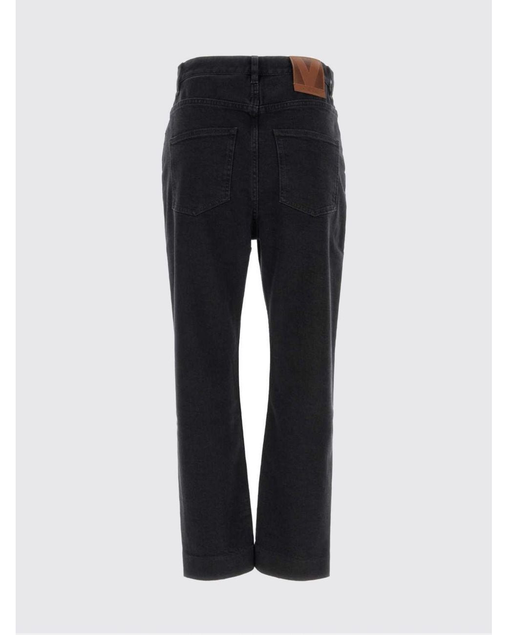 Valentino Garavani Blue High-Waisted Straight Jeans
