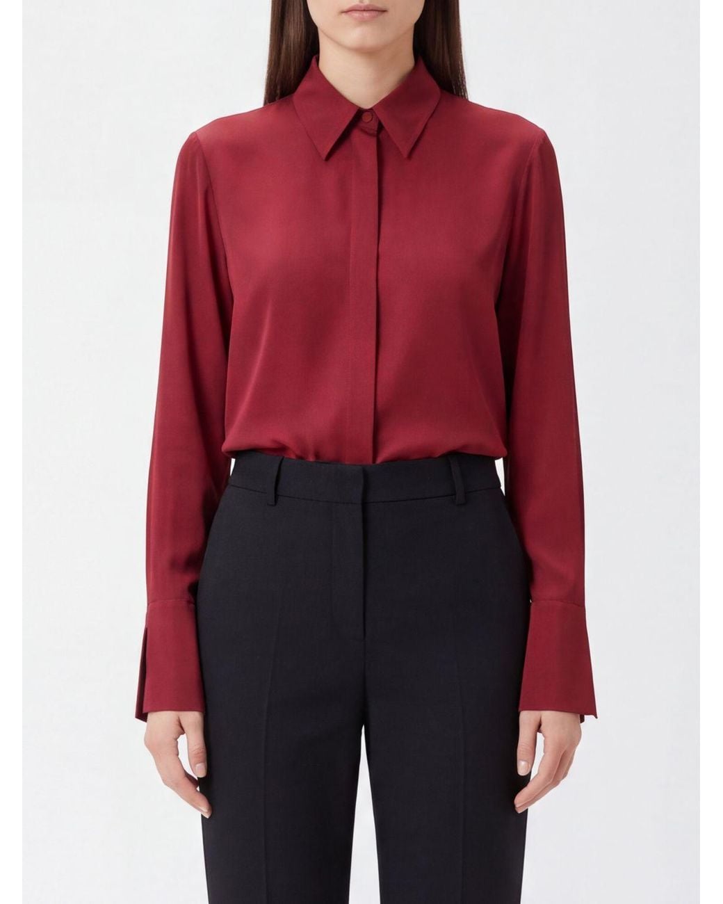 FEDERICA TOSI Red Slim Fit Shirt