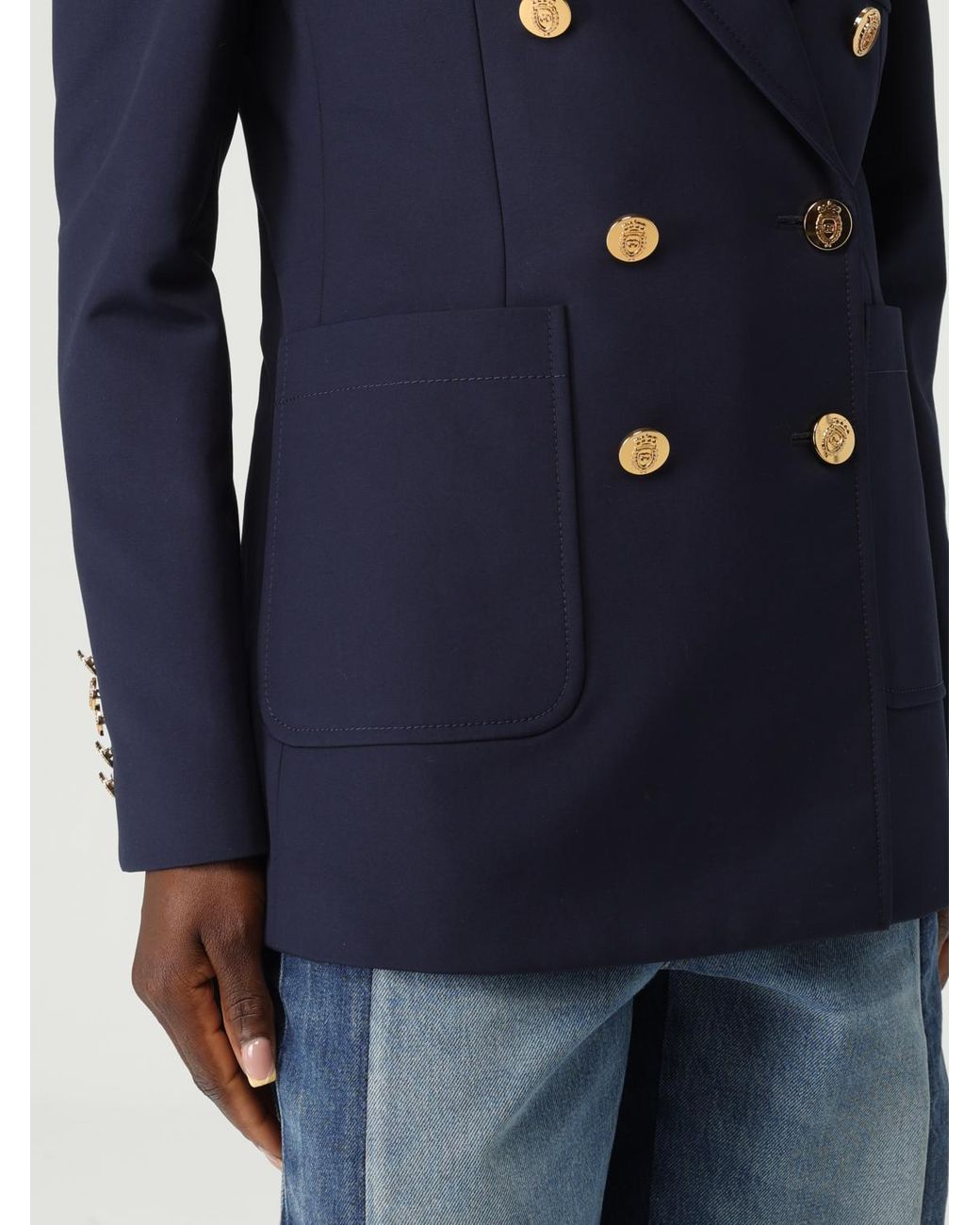 Gucci Blue Double Breasted Blazer