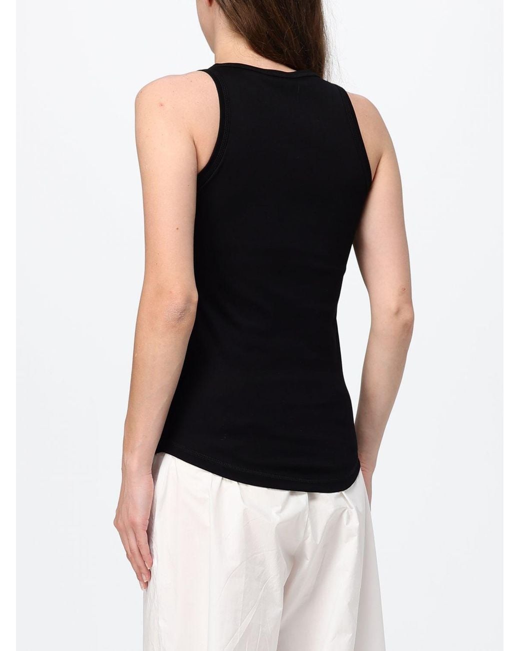 Top Mujer Herskind de color Black