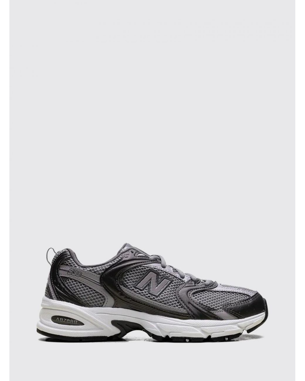 New Balance White 530 Mesh And Rubber Sneakers for men