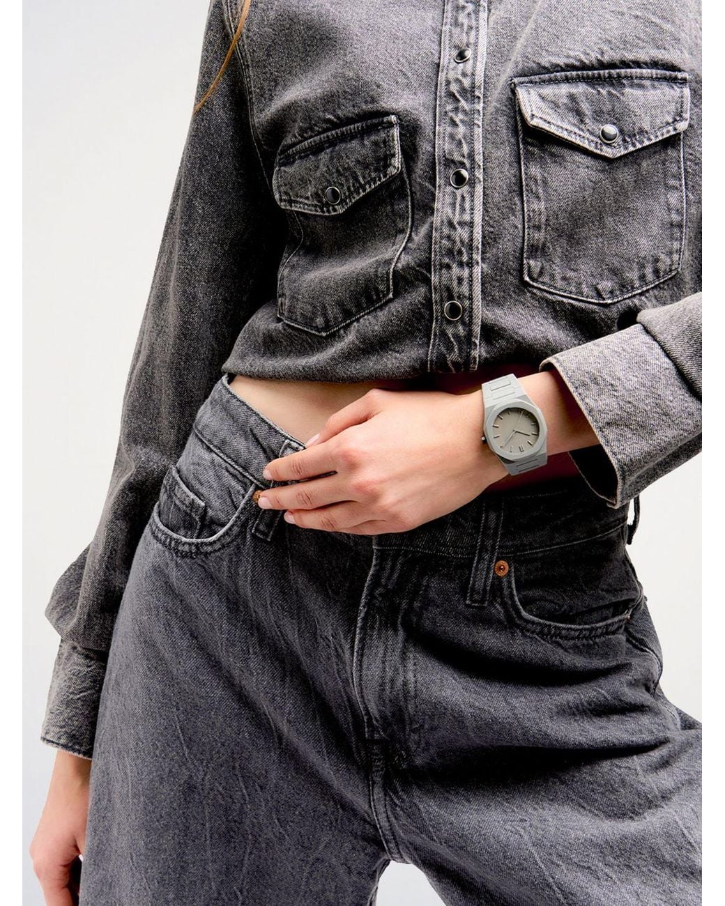 D1 Milano Gray Watch for men