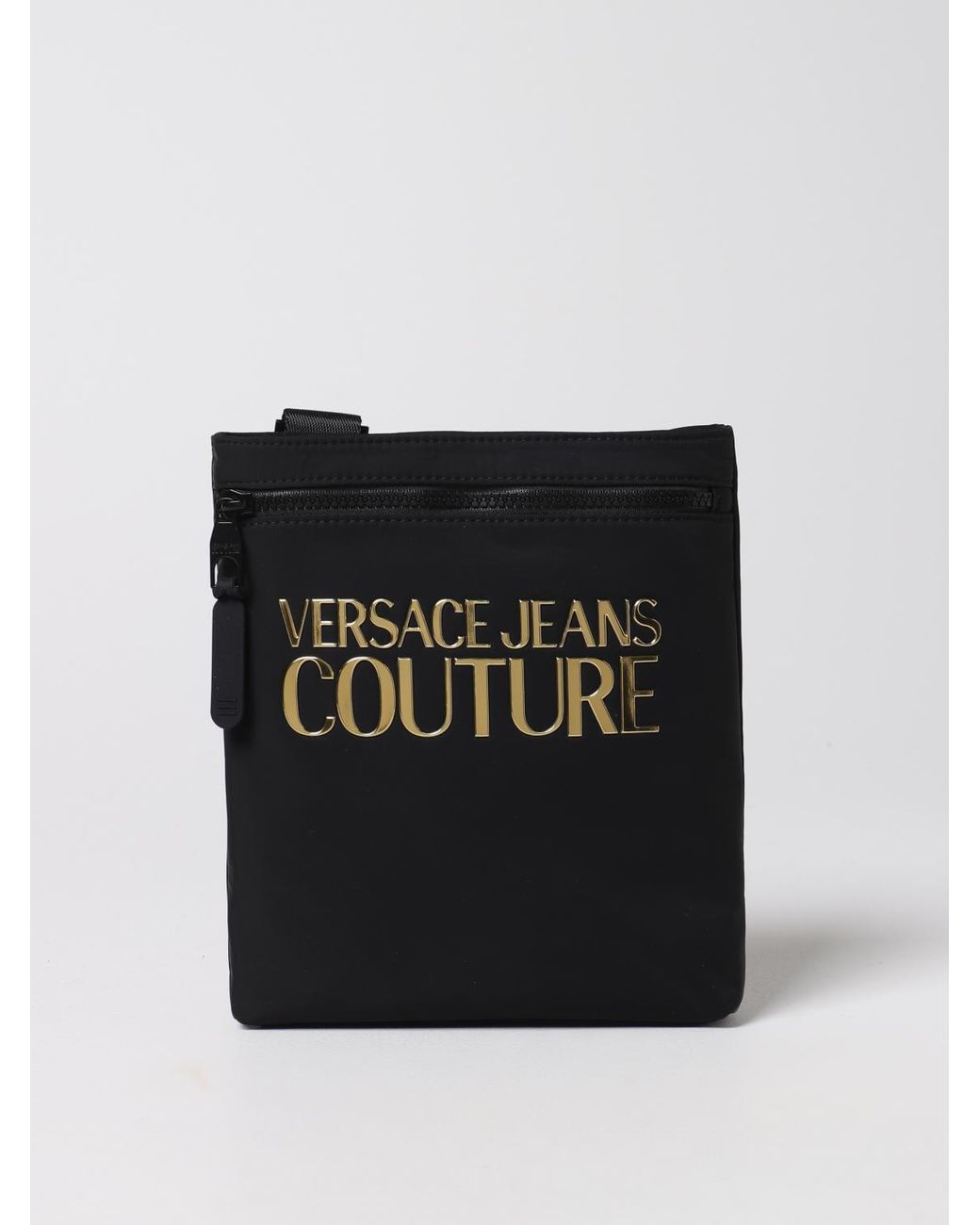 Versace Jeans Couture Black Bag In Nylon for men