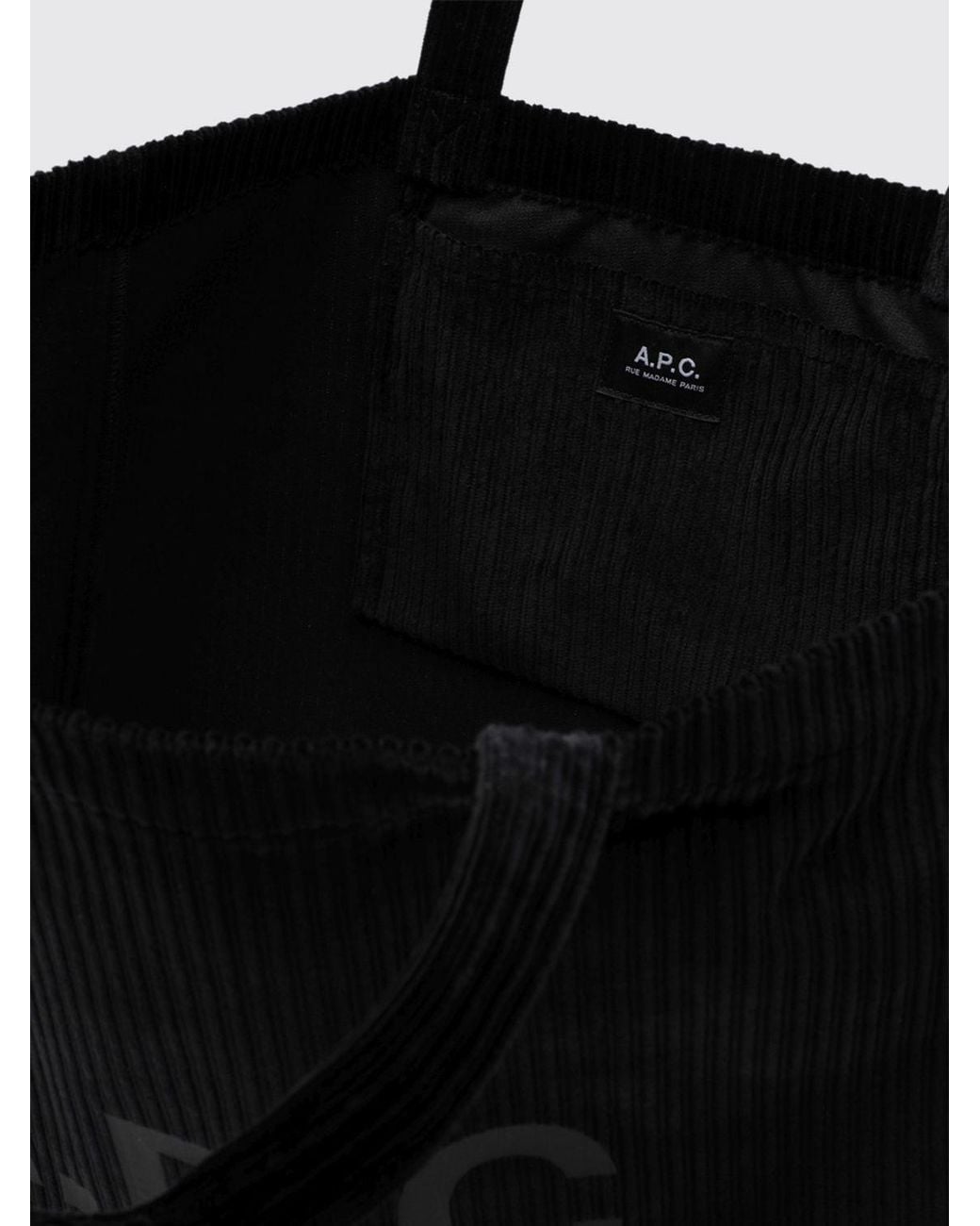 A.P.C. Black Tote Bag