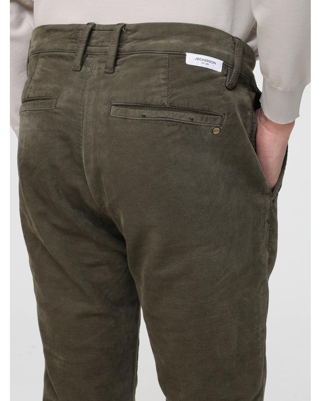 Jeckerson Gray Trousers for men