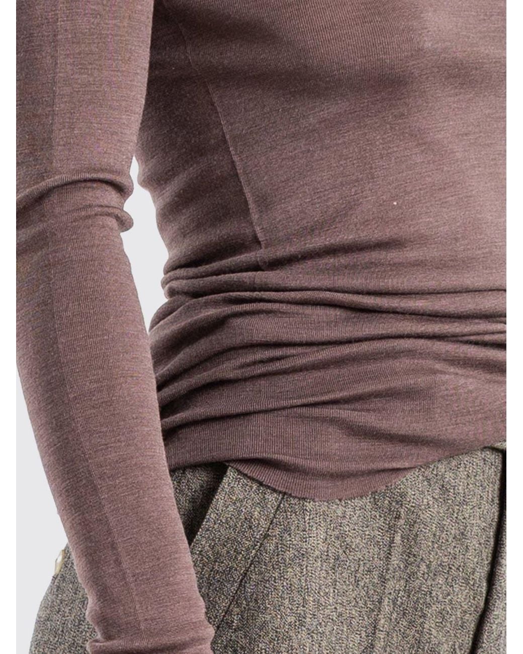 Rick Owens Brown T-Shirt