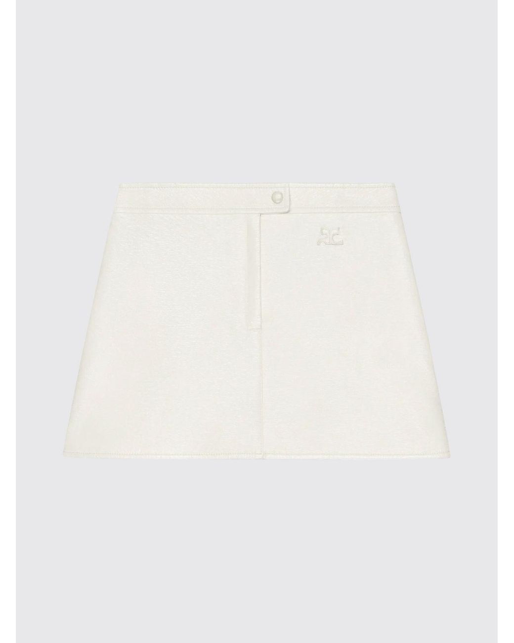 Courreges White CourrÈ Ges Skirt