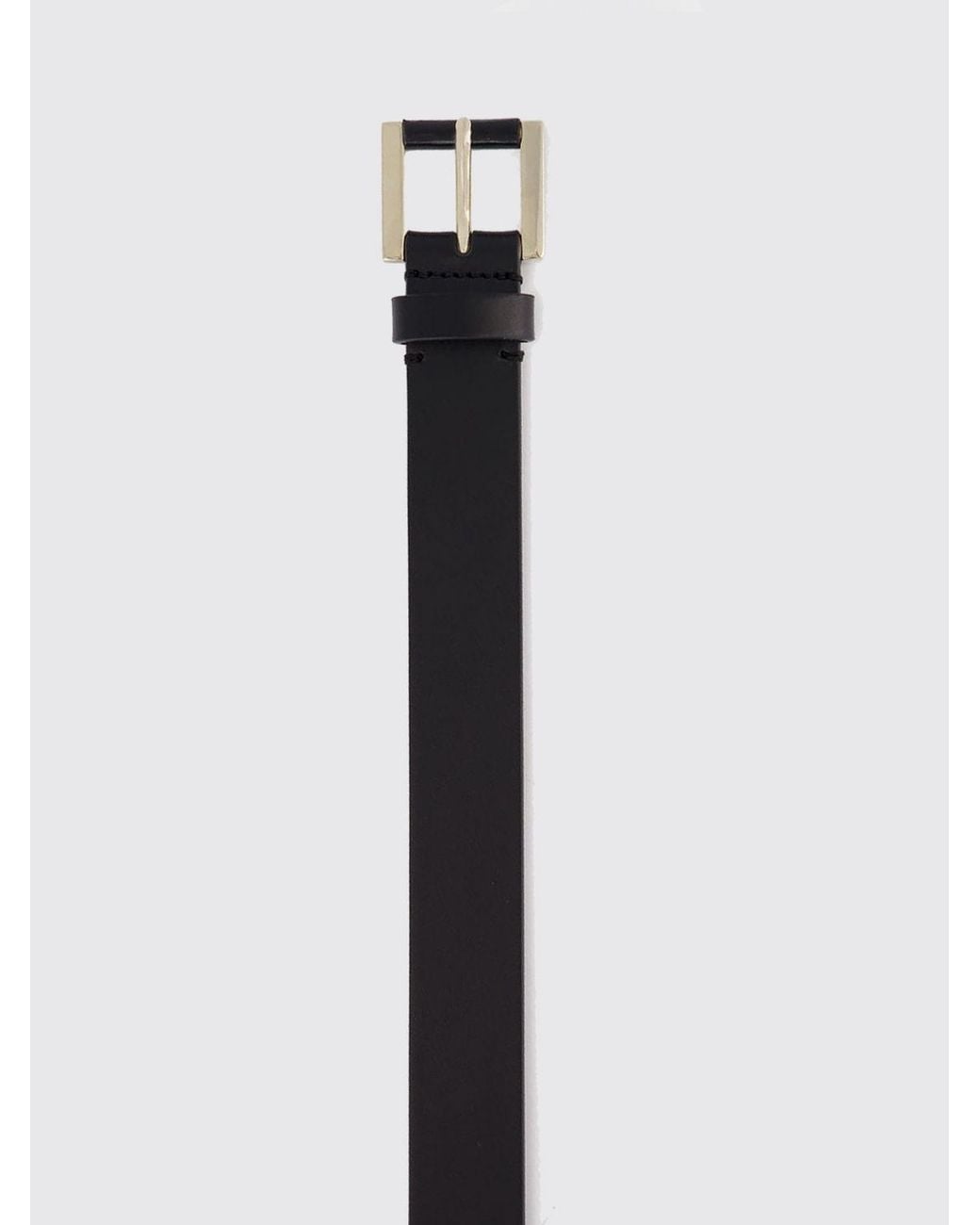 Tom Ford White Adjustable Smooth Bovine Leather Belt With Buckle And Embroidery