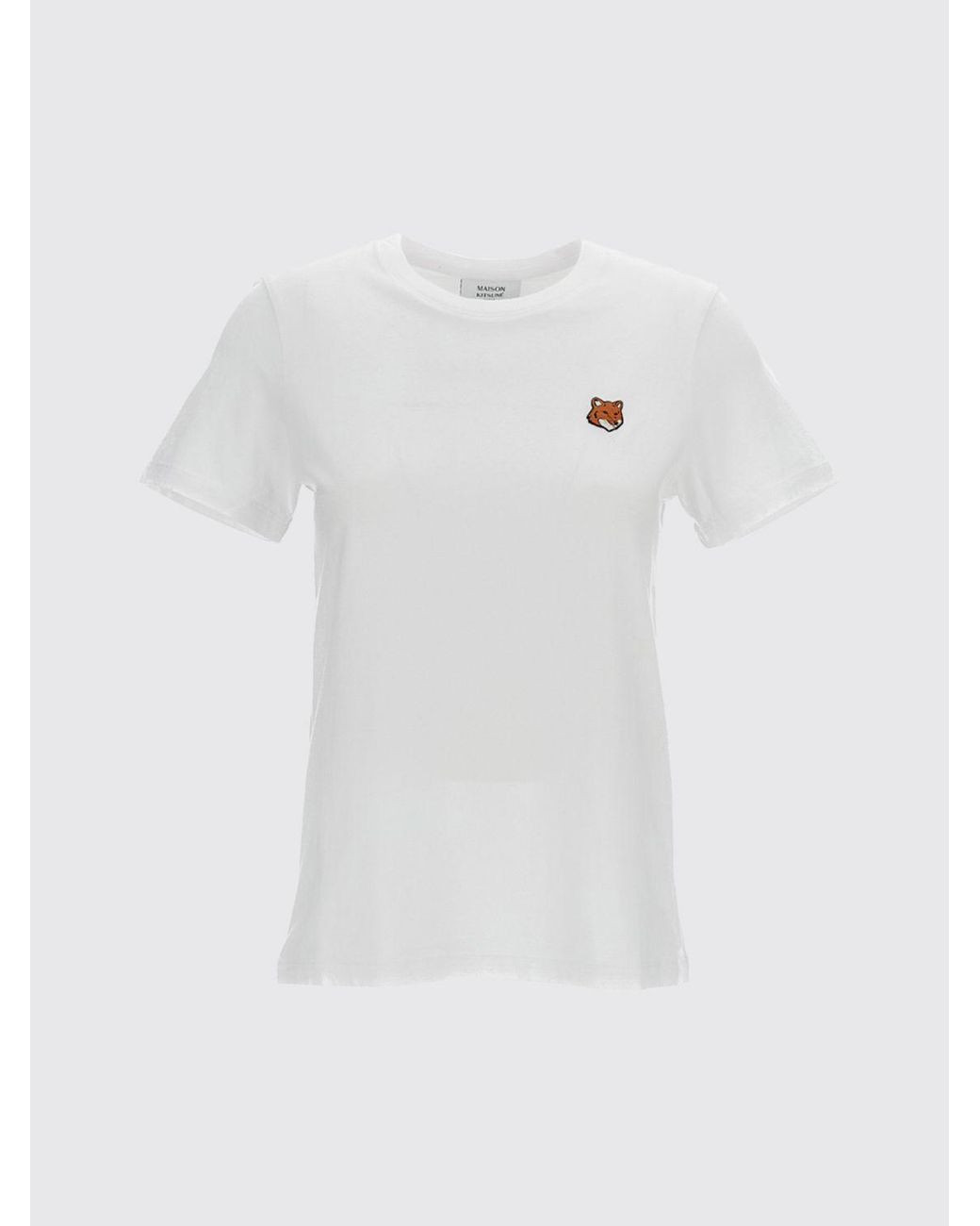 Maison Kitsuné White Maison Kitsun&Eacute Organic Cotton T-Shirts