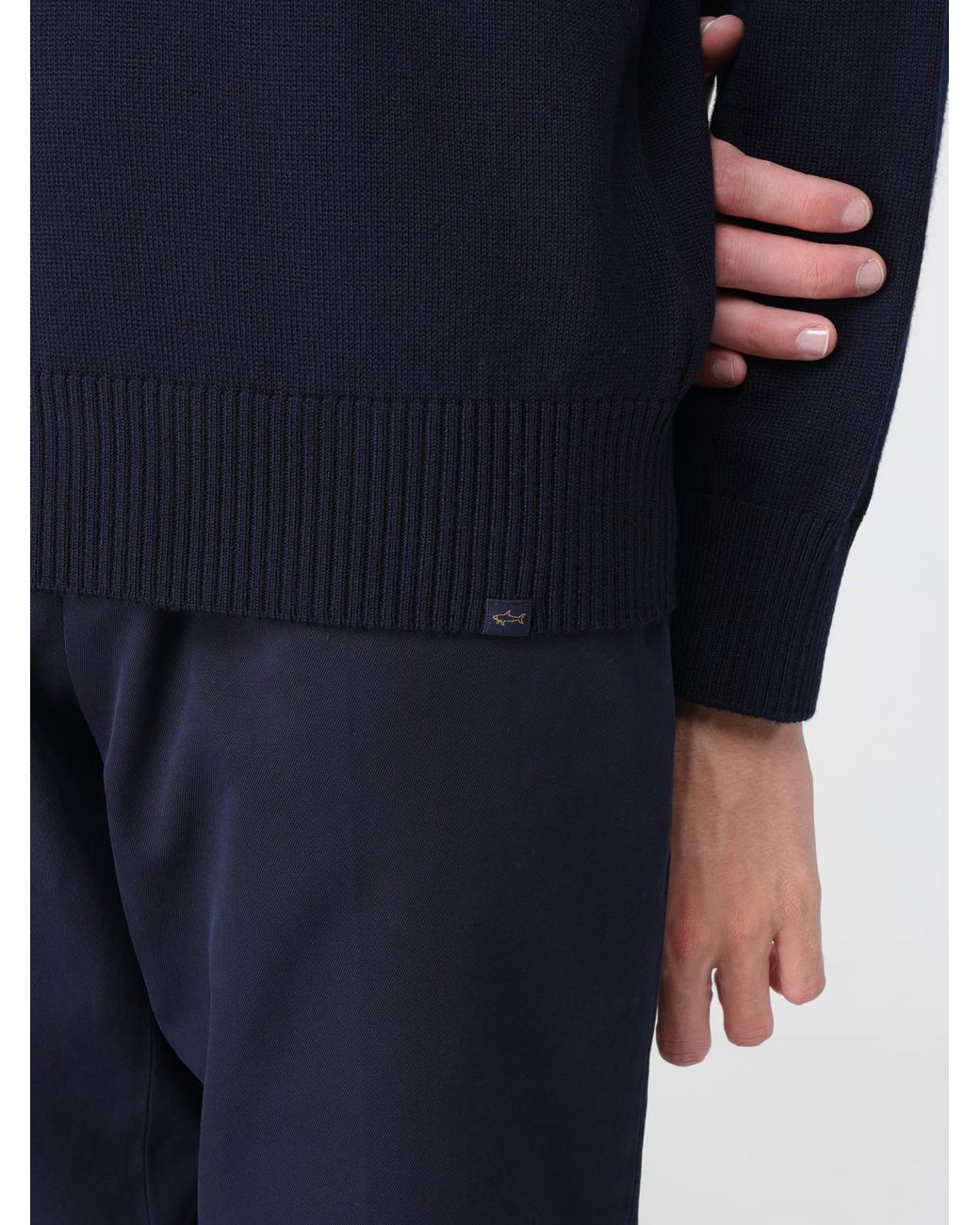 Paul &Amp Shark Pullover Basic di Paul & Shark in Blue da Uomo