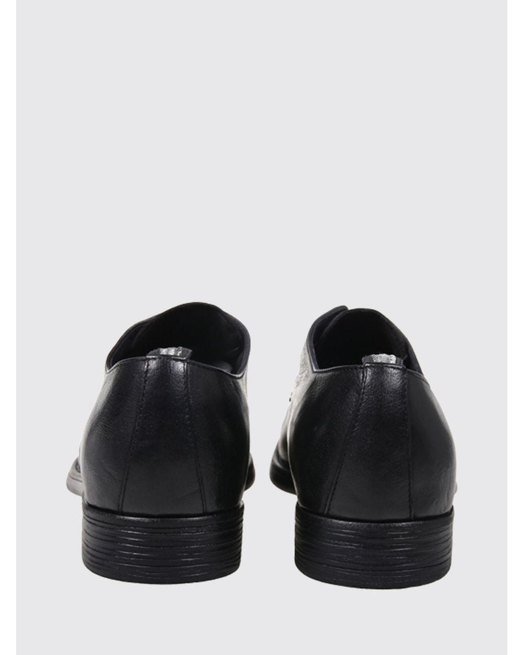 Officine Creative Black Brogue Shoes for men