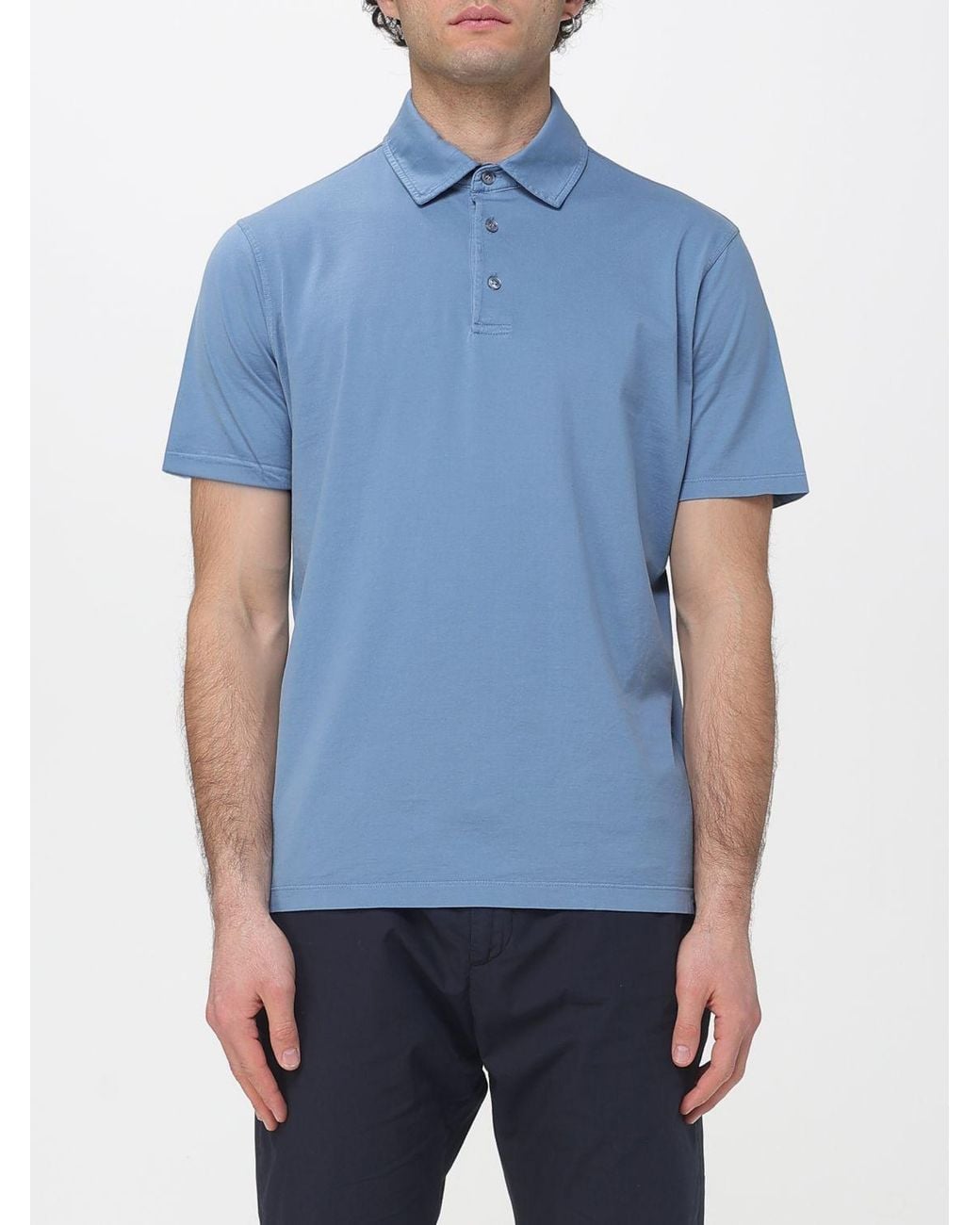 Paul & Shark Blue Paul &Amp Shark Cotton Polo Shirt for men