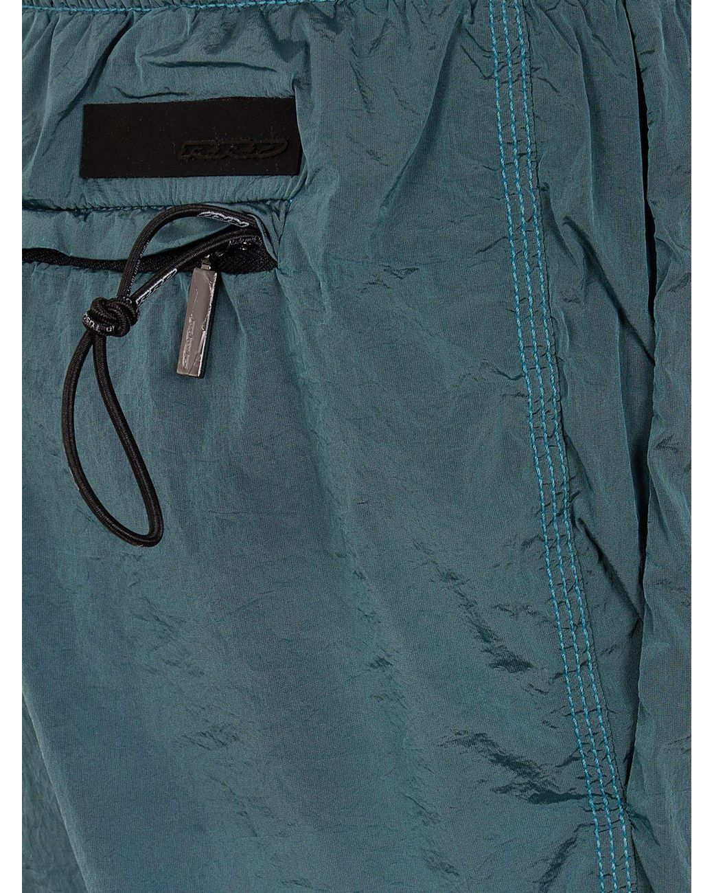 Rrd Blue New Hyper Tramontana Swimming Shorts With Elasticated Drawstring Waist for men