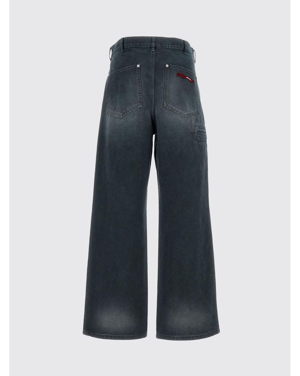 Marni Blue Wide-Leg Cotton Denim Jeans for men