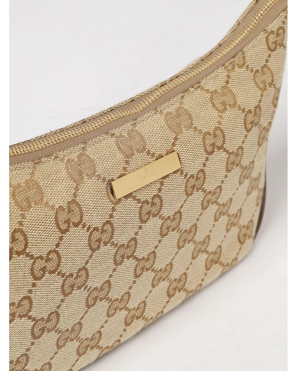 Gucci Natural Lady Lunetta Mini Gg Supreme Shoulder Bag