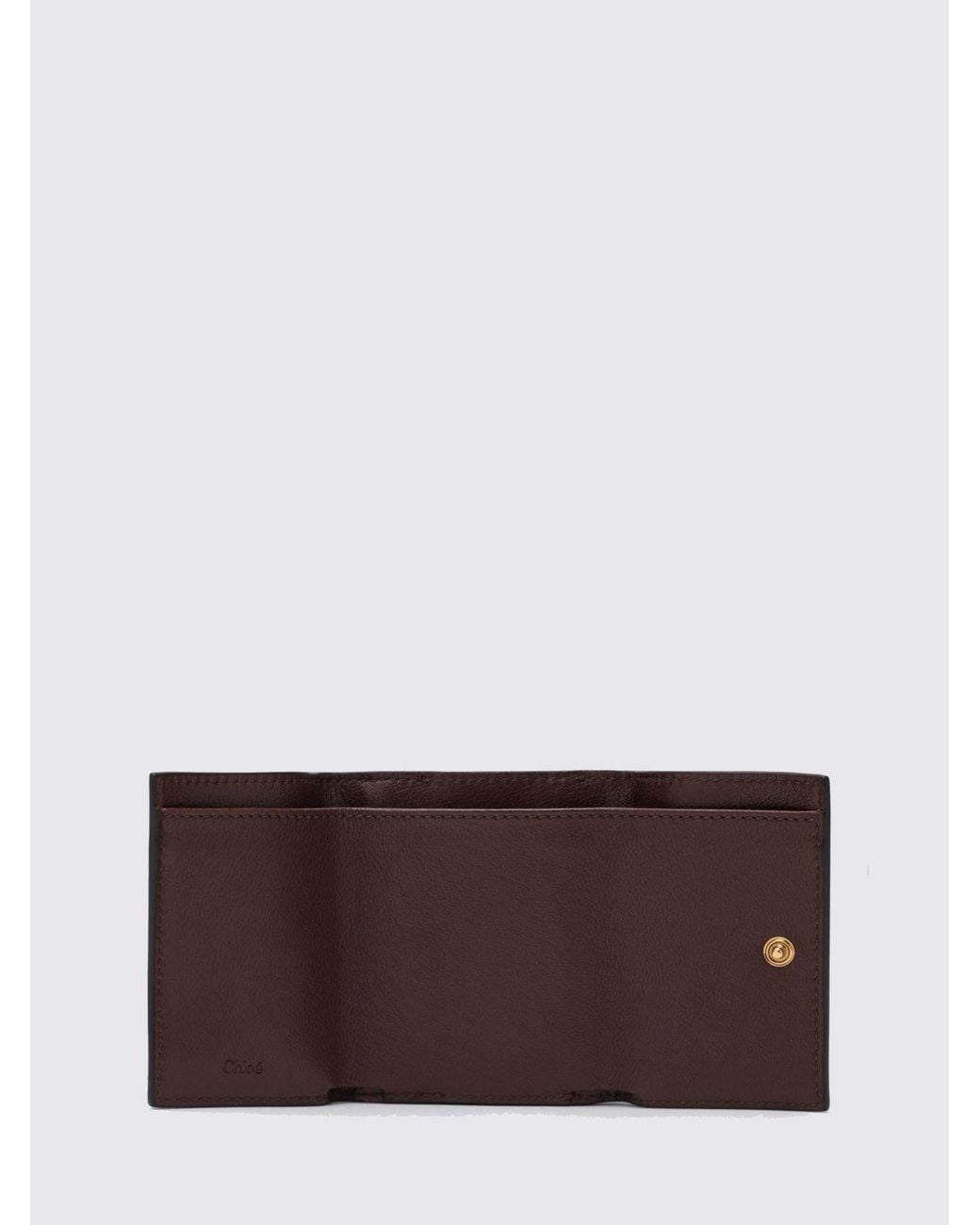 Chloé Purple ChloÉ Calfskin Wallet
